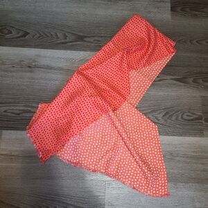 Vera Bradley Coral Polka Dot Scarf